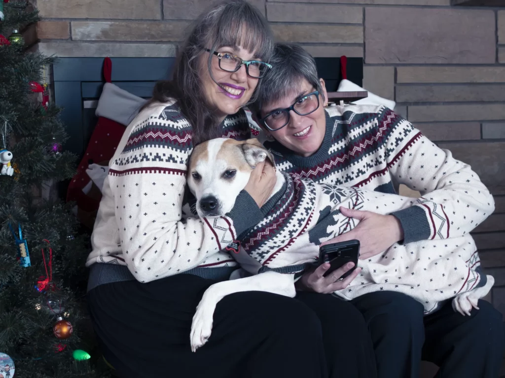 happy family Christmas photo