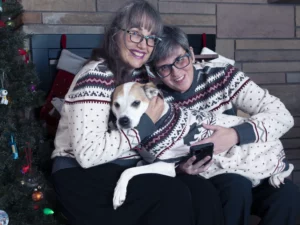 happy family Christmas photo